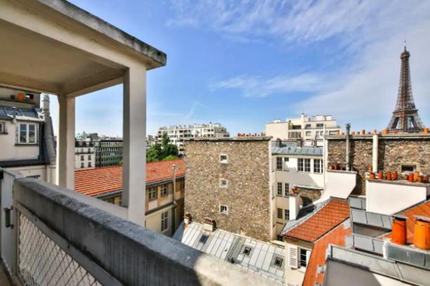 Les Toits De Paris Rue Cler Vue Tour Eiffel Apartment Exterior foto